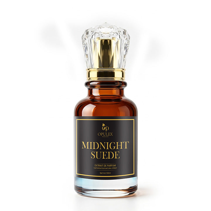 Midnight Suede Eau de Parfum – Warm Sensual Luxury Fragrance (50ml)